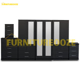 2-FULL, 2-HALF MIRROR (6-DOOR)