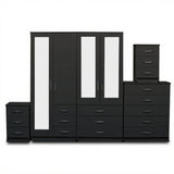 1-FULL, 2-HALLF MIRROR (4-DOOR)