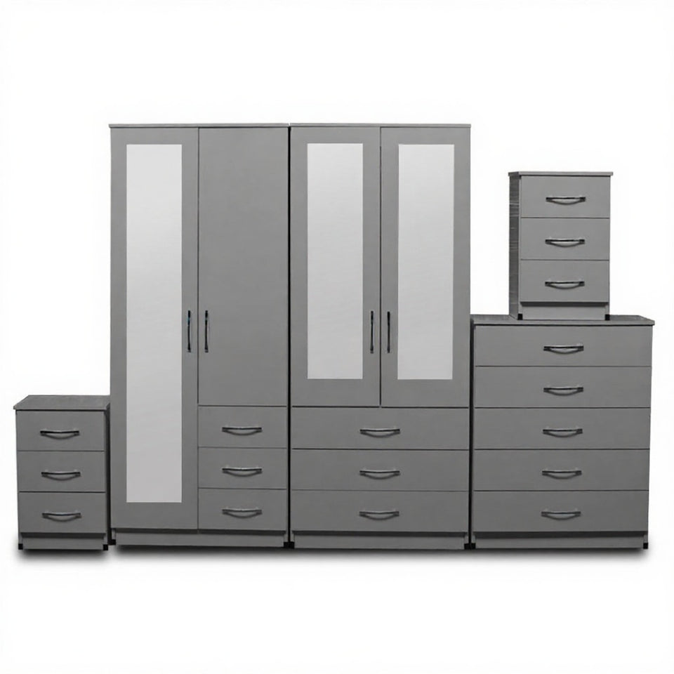 1-FULL, 2-HALLF MIRROR (4-DOOR)