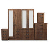 1-FULL, 2-HALLF MIRROR (4-DOOR)