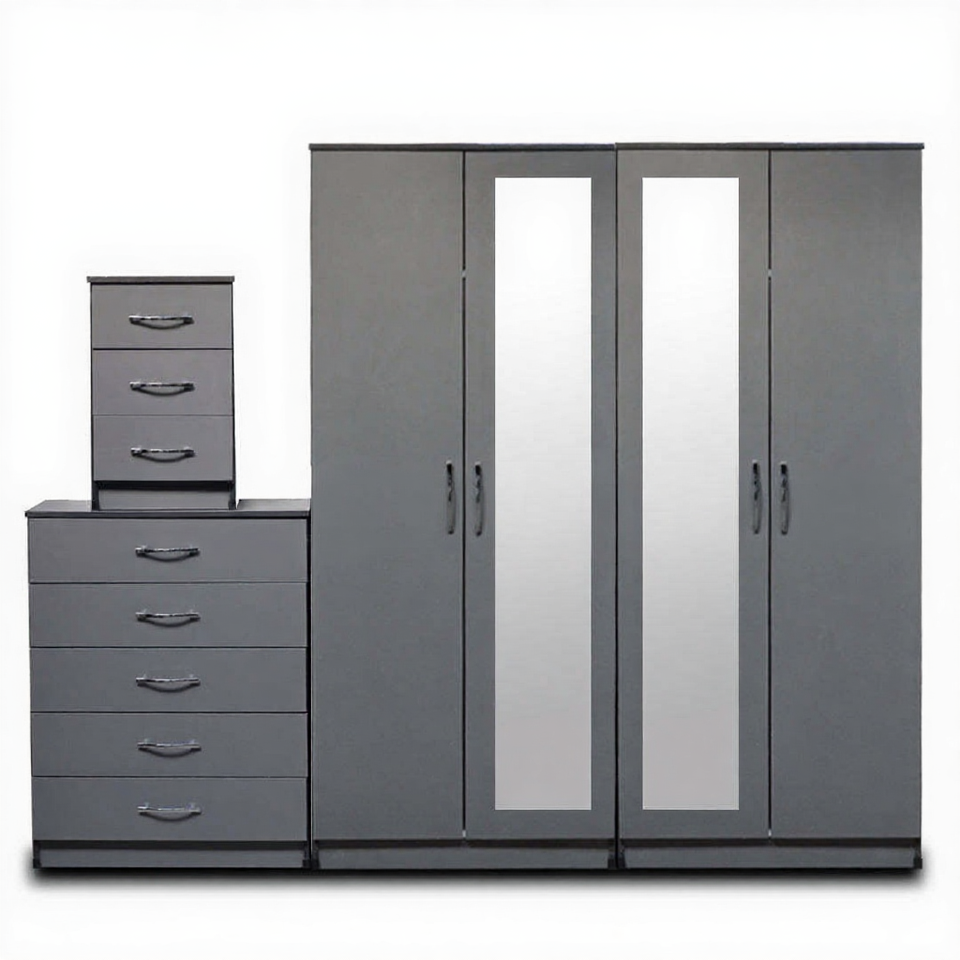 2-FULL CENTER MIRROR (4 DOOR)