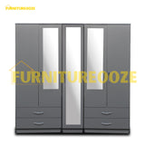 2-HALF & 1-FULL MIRROR (5 DOOR)