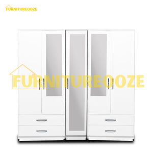 2-HALF & 1-FULL MIRROR (5 DOOR)